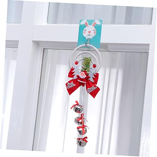 Vosareia 2pcs Bell Ornament Nativity Ornamentos de natal Wind Sino Jingle Bell Porta Decoração da porta de Natal Decoração de
