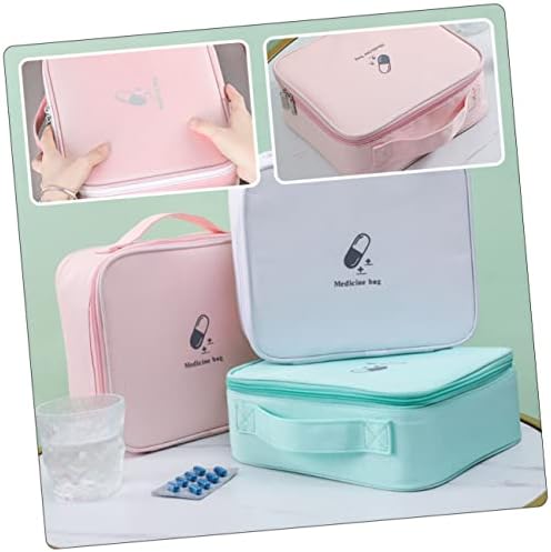 Esquema 5pcs de primeiros socorros kit de higiene pessoal organizador de viagens Bolsas organizadoras de maquiagem Caixa