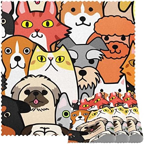 Placemats, tapetes de lugar, placemats de mesa, tapetes de mesa, cartoon Animal Cat Dog