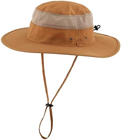 Casa prefira o chapéu de sol masculino upf 50+ largo balde chapéu chapéu de vento chapéus de pesca à prova de vento