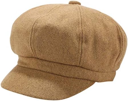 Caps de beisebol feminino Caps de chapéu sólido Boina de inverno Newsboy Cap Cap mulheres Capitais de beisebol vintage Caps e bonés