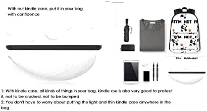 Caso para Kindle Paperwhite 5 2021 11th Gen Protetive Shell Cartlet Case com capa de sono/caixa, campos de morango vintage