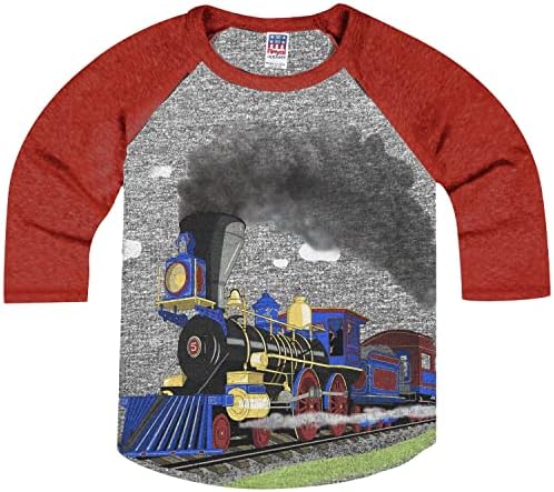 Camisas que vão camisetas de trem a vapor de garotinhos