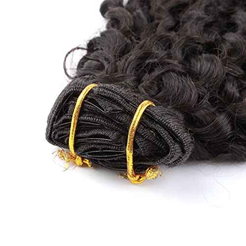 Cabelo de cabelo enviado Extensões de cabelo cabelos humanos reais 30 polegadas 10pcs Extensões de cabelo clipe em onda cacheada longa grossa 160g Extensões de cabelo humano para mulheres clipe macio de sedosidade na extensão BARMA BLAT BLACK NATURANTE