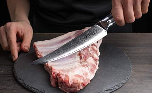 Oxford Chef Bosing Knife 6,5 polegadas Melhor Damasco-