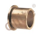 Genuine Oilite® Sintered Bronze Mustic Flangeed Bolingings 18 mm. ID x 22 mm. Od x 12 mm. Comprimento x 26 mm. Diâmetro do flange x