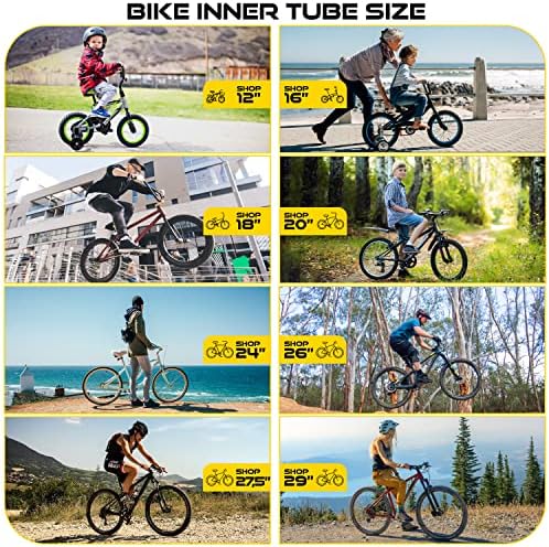 Tubo interno de bicicleta Ultraverse por 27,5 x 1,75/1,95/2,10/2,125 polegada pneu de bicicleta com válvula schrader - tubos de