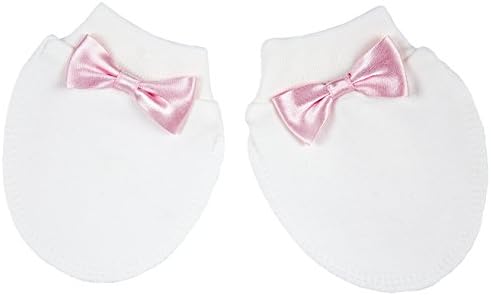 Jóias da Lilax Baby Girl Crown Layette 4 peças Conjunto de presentes rosa