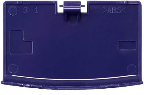Tampa da lente da tela de aula de substituição e capa de tampa da capa da bateria para o Game Boy Advance GBA Purple
