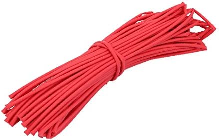 X-dree poliolefina calor encolhimento do cabo de tubo manga de cabo de 15 metros de 1 metro de 1,5 mm de diâmetro interno Red (Tubo