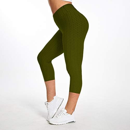 Realdo Famous Tik Tokgings, Women Butt levantando calças de ioga High Caist Bubble Bubble Hip Workout Running Tights