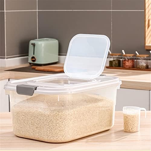 Zyzmh 5,5 kg de rice plástico de arroz cereais a granel Cereais Jarros Grãos Caixa de armazenamento Caixa de alimentos