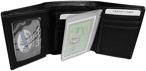 NFL San Diego Chargers Couro Tri-Fold Wallet