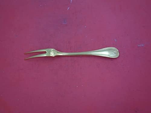 Malmaison Vermeil de Christofle Silverplate Cut Fork 2-Tine 6 5/8 ouro