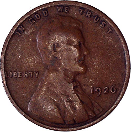 1926 Lincoln Wheat Cent 1C muito bom