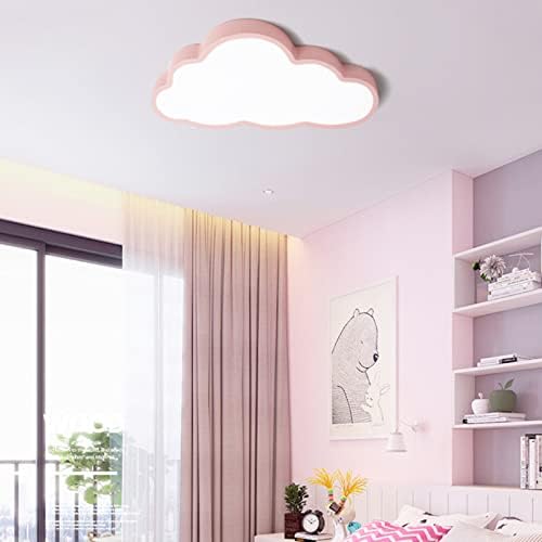 Arturesthome Modern LED Teto Lighting Gretture, lustre de design em forma de nuvem com luz de teto remota e descarregável para o teto para quarto de estar de jardim de infância do jardim de infância