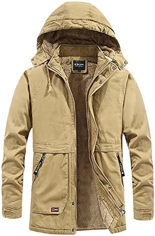 Jaquetas para homens homens com capuz de inverno masculino, com capuz de capa do vento, manga comprida de casacos