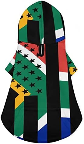 Artigo afro-americano da bandeira de uma peça de uma peça de uma peça de cachorro na moda com acessórios para animais