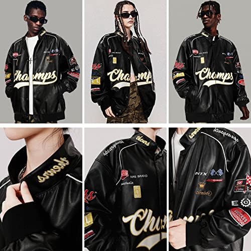 Jaqueta Aelfric Eden Mens Casa do Varrsity Vintage Racing Motorcycle Jackets Graphic Bomber