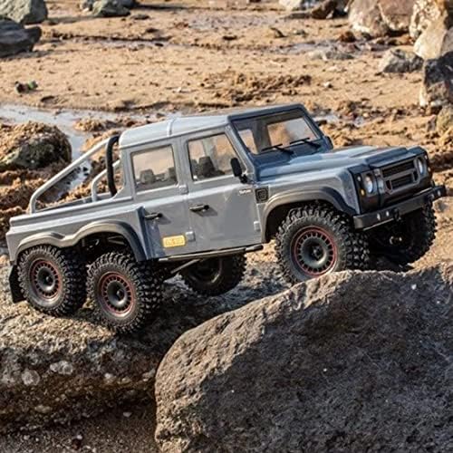 Zottel Adult Fast RC Car com luzes LED, caminhão monstro off-road de alta velocidade em escala de 1:10, 6x6 All-Terrain 2.4GHz High