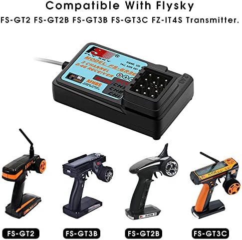Receptor Flysky GR3E 2.4g Receptor 3CH impermeável FS-GR3E para FLOWSKY FS-GT2 FS-GT2B FS-GT3B FS-GT3C FZ-IT4S RC CAR