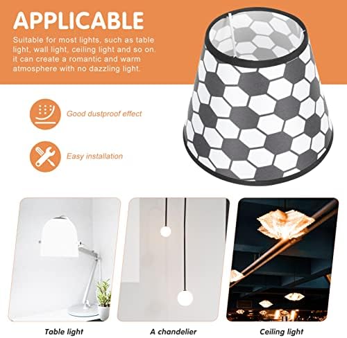 Barril lampshade tecido lumbo de lâmpada: barril tom de luz pendurada tampa leve sombra de futebol bola de futebol abajur