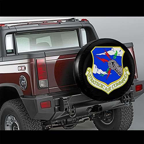 Hifenli Strategic Air Command Pneu Tampa de pneu à prova de vento adequada para caminhão de carro SUV Trailer Universal Fit RV FJ Muitos veículos