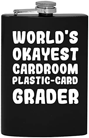 Gradeer de cartão de plástico mais ok -cardroom do mundo - 8oz de quadril de quadril de quadril