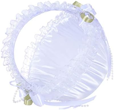 4UURF7 Bridal Wedding Party Flower Girl Basket Ring Portador