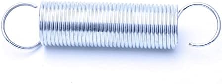 Tensão de tensão metálica Extensão de tensão de reposição de mola galvanizada gancho aberto fios de mola diâmetro de 2,0 mm diâmetro externo 25 mm de comprimento 70-100mm