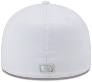 MLB Miami Marlins White & Gray 59Fifty Cap