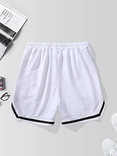 Letra masculina de gorglitter shorts de impressão gráfica shorts casuais cinturões de cordão shorts de treino