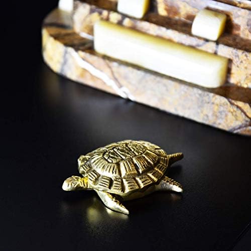 Fama Ashtray em forma de tartaruga, bronze, feita à mão