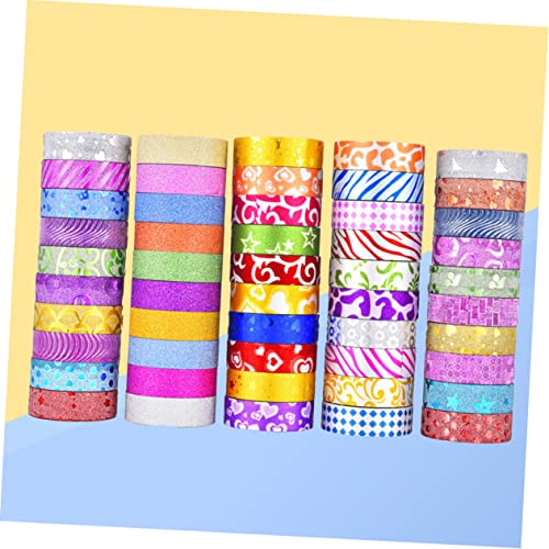 Tofficu 50pcs fita adesiva em caixa caixeira fita washi fita diy washi fita washi fita