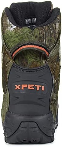 XPETI Men's Thermator Mid-Rise Lightweight caminhada sem deslizamento sem deslizamento de botas