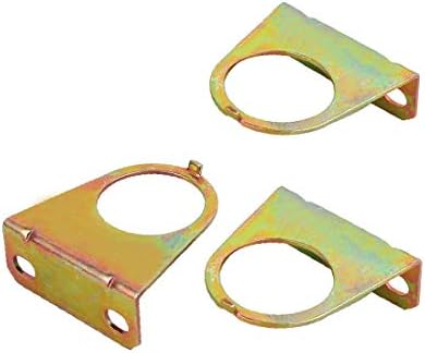 Tom de bronze de suporte montado em x-Dree 3pcs para medidor de pressão do compressor de ar (Soporte Montado em Tono Bronce para Un