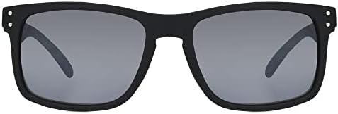 Panamá Jack Men's Silver Flash Classic Wayfarer Sunglasses, preto, 56