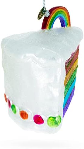 Rainbow Cake Glass Christmas Christmas