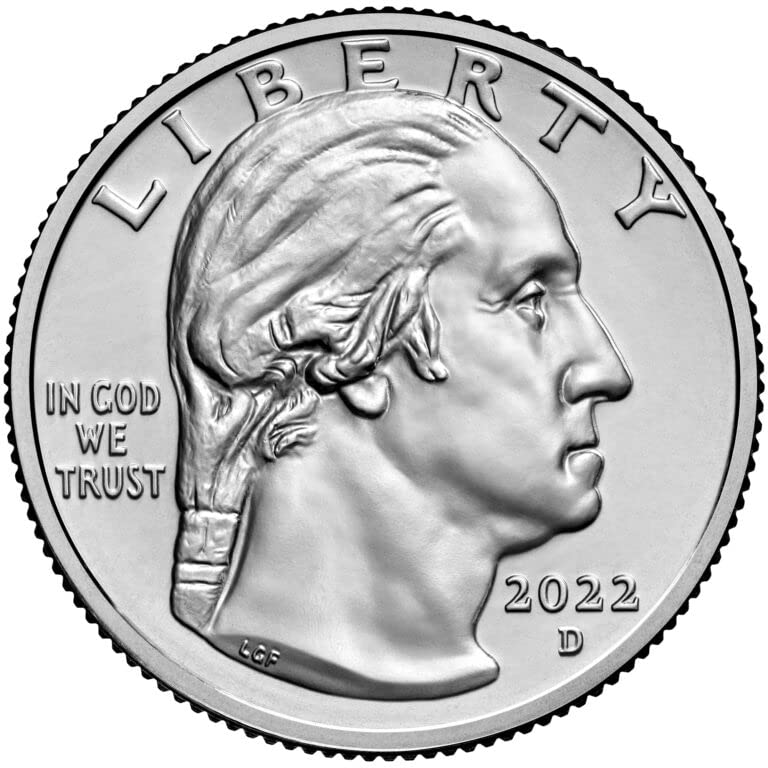 2022 P, D Wilma Mankiller, American Women Quarter Série 2 Roll Set Quarter Us Mint Uncirculated