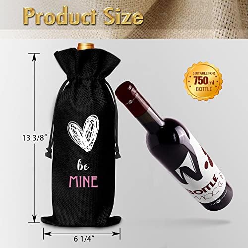 Bolsa de vinho do Dia dos Namorados Muruseni - Presente para Mulheres e Men, presentes do Dia dos Namorados para senhoras solteiras
