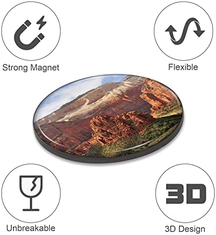 Zion National Park Magnet Strong and Flexible National Park Refrigerador ímã de 1,1 polegada Dome epóxi