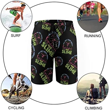 Ginástica e troncos de natação de meninos com lã de malha de malha de shorts de praia de praia rápida para crianças