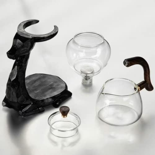 Veado criativo de vidro de vidro de vidro resistente ao calor
