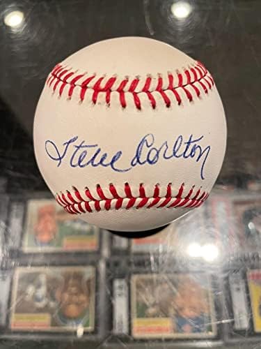 Steve Carlton Cardinals Phillies White Sox Hof Single Signed Baseball JSA - Bolalls autografados