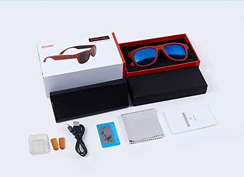 Óculos de sol Bluetooth sem fio Nana, toque inteligente, fones de ouvido de condução óssea óculos polarizados de óculos