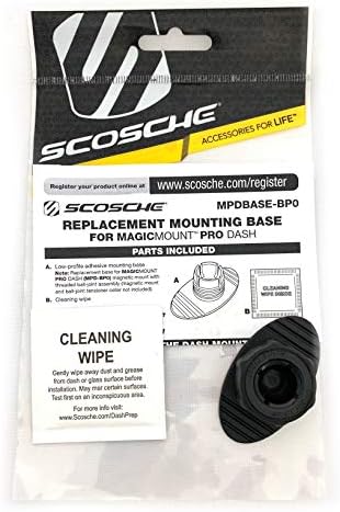 Base adesiva de substituição SCOSCHE MPDBASE-BPE para montagens MagicMount Pro