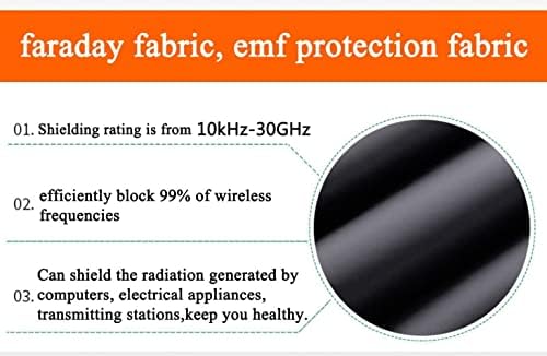Tabela condutora de tecido condutor wzglod tecido de proteção EMF, bloco de tecido de blindagem RFID, sinais de RF reduzem o