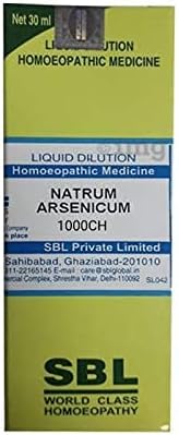 Diluição de Arsenicum Sbl Natrum 1000 CH