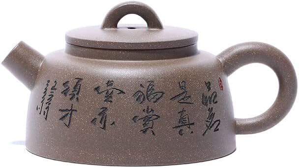 Tule de sino alemão Zisha Pot Yixing Handmade Tule Zisha Kung Fu Conjunto de chá de panela chinesa Conjunto de chá verde preto 德国