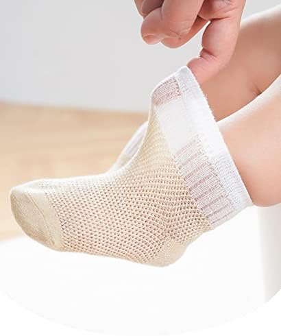 Fyluoke meninas garotas meias unissex-baby infantil meias de algodão para crianças de tornozelo